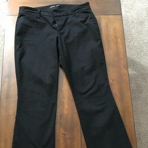 Black Old Navy Boot Cut Khakis Size 6